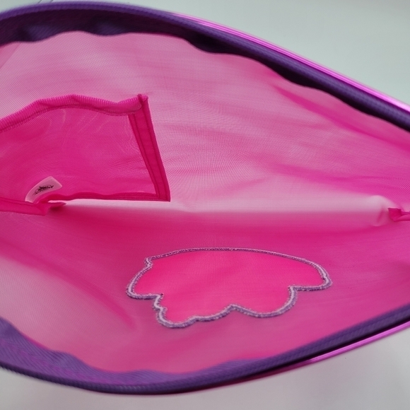 Disney Marie Aristocats Pink Mesh flat Pouch bag - Picture 3 of 6